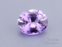 Purple Sapphire 9.3x7.6mm Oval Light