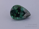 African Sapphire 10.93x7.74mm Pear Shape Teal - Certified