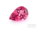 Spinel 8.8x5.9mm Pear Shape Pink