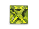 Peridot 10mm Princess Cut