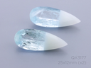 Alpine Aquamarine 25x12mm+/- Pear Shape