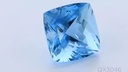 Aquamarine 13.8mm Square Cushion Dark Blue