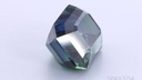 Sapphire 10.01x7.62mm Emerald Cut Teal