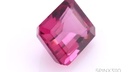 Spinel 6.6x5.75mm Emerald Cut Dark Pink