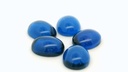 Synthetic Spinel 10x8mm Oval Cabochon Bright Blue