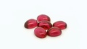 Synthetic Ruby Light 8x6mm Oval Cabochon 