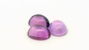 Synthetic Sapphire 12x10mm Oval Cabochon German Cut Purple