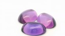 Synthetic Sapphire 14x10mm Oval Cabochon German Cut Purple