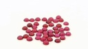 Synthetic Ruby Light 2.5mm Round Cabochon 