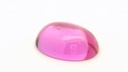 Synthetic Sapphire 16x12mm Oval Cabochon German Cut Pink