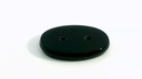 Onyx 16x12mm Oval Buff Top Double Drilled