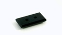 Onyx 12x6mm Baguette Buff Top Double Drilled