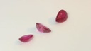 Ruby 6x4mm Pear Shape Mid Pink Red 