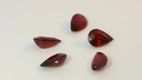 Ruby 6x4mm Pear Shape Bright Red