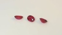 Ruby 4.5x3mm+/- Oval Bright Red