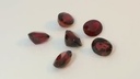 Ruby 5x4mm+/- Oval Dark Red