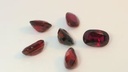 Ruby 6x4mm +/- Oval Dark Red