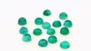 Emerald 3.25mm Round Cabochon