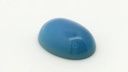 Dyed Blue Agate 16x12mm Oval Cabochon 