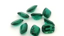 Hydrothermal Emerald 7x5mm Cushion