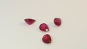 Ruby 4x3mm Pear Shape Pink Red