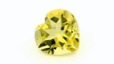 Lemon Quartz 12mm  Heart Shape