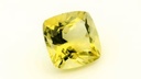 Lemon Quartz 14mm Square Cushion