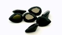 Black Spinel 10x7mm Pear Shape