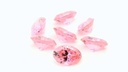 Cubic Zirconia 7x5mm Oval Pink Signity 