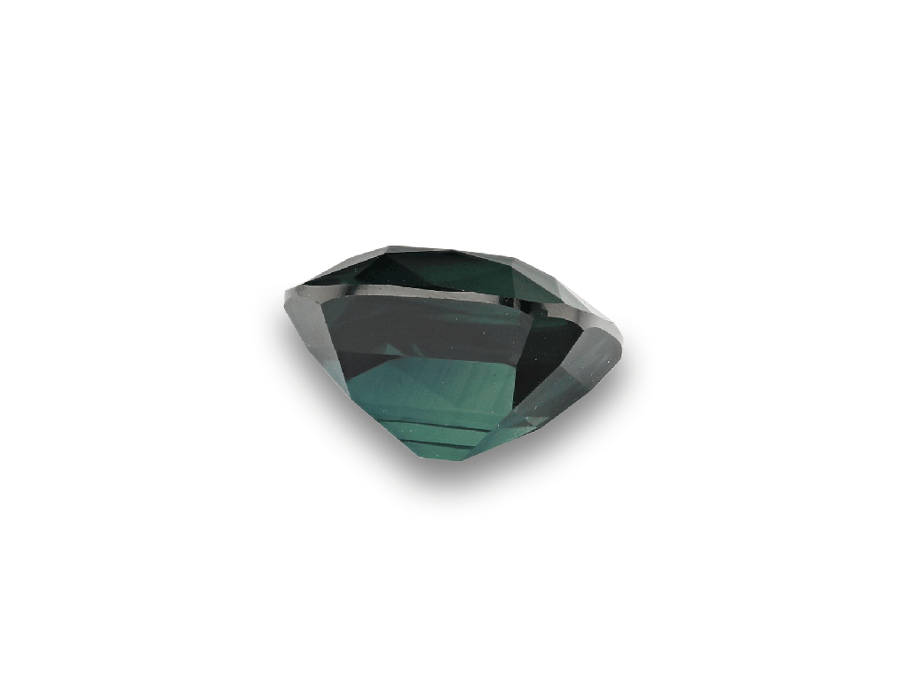 Sapphire 7.32x6.79mm Cushion Teal