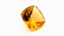 Citrine 12mm Square Cushion