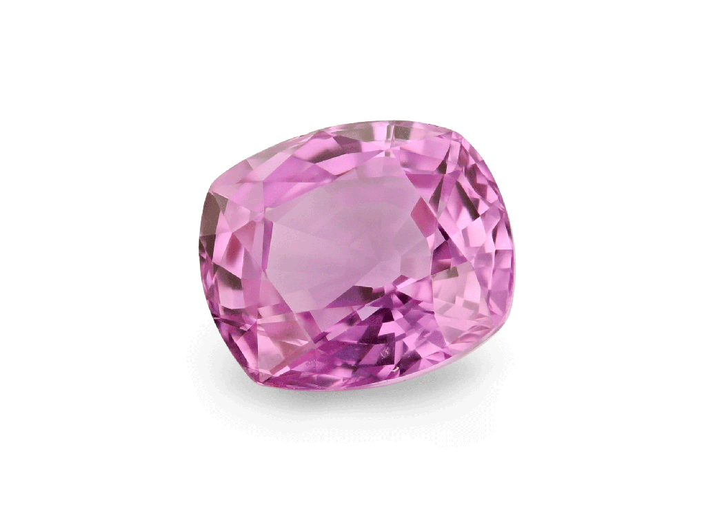 Pink Sapphire 6.05x5.20mm Cushion