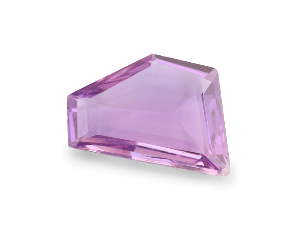 Purple Sapphire 7.4x5.2x1.90mm Geometric Free Form