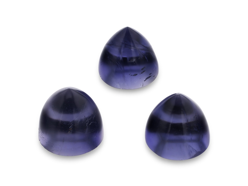 Iolite 4.00mm Bullet Cabochon