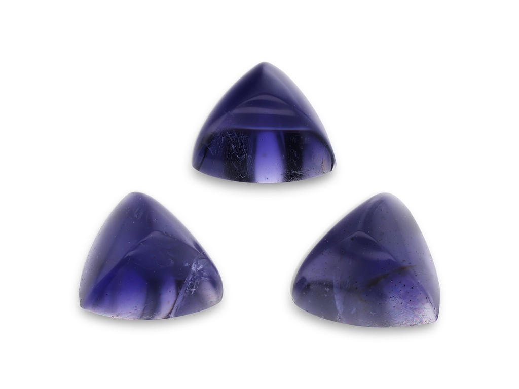 Iolite 4.00mm Trilliant Cabochon