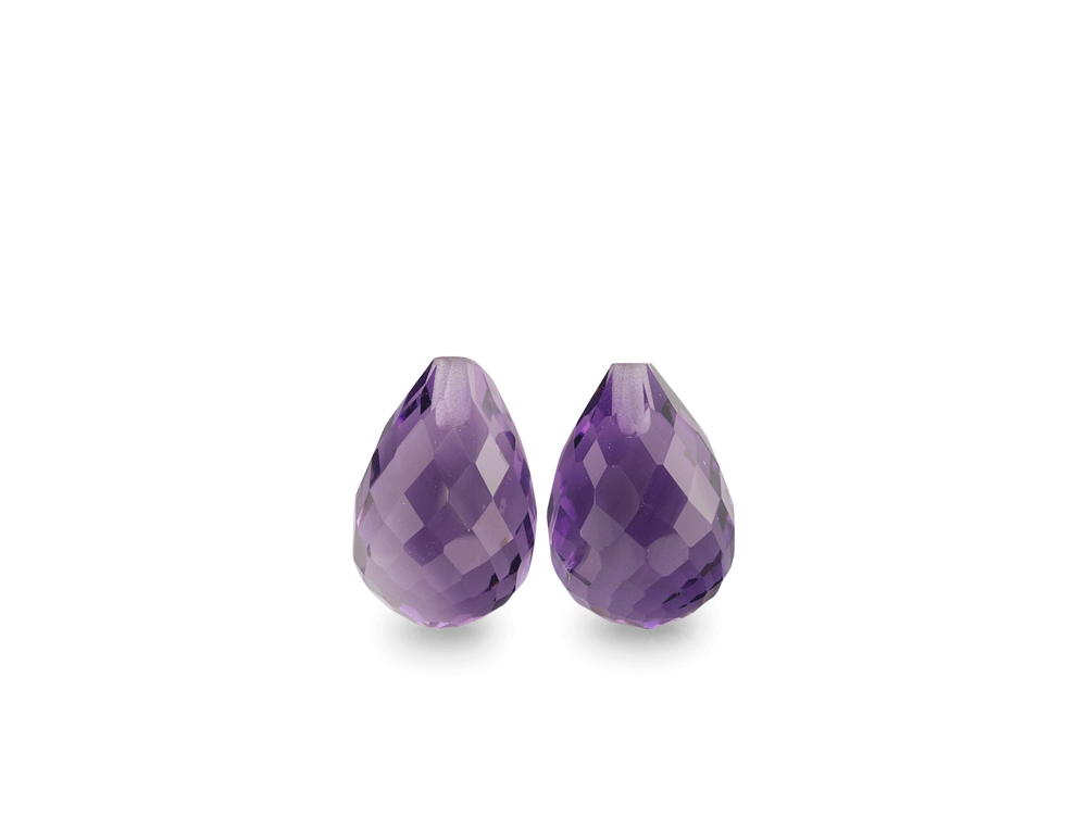 Amethyst Medium 10x7mm Briolette 