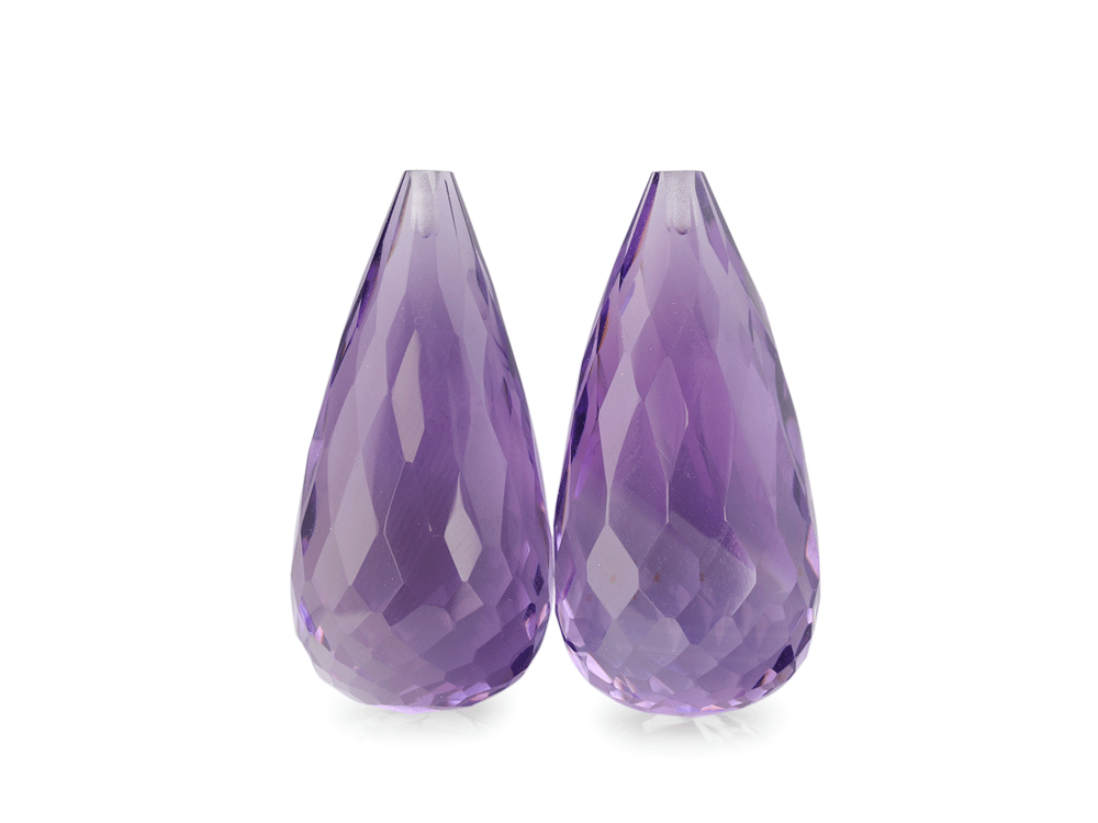 Amethyst Medium 20x10mm Briolette 