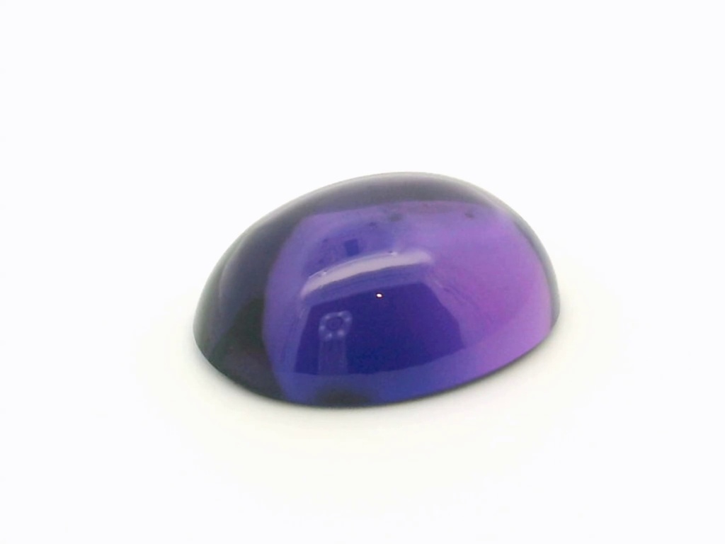 Synthetic Sapphire 20x15mm Oval Cabochon German Cut Purple