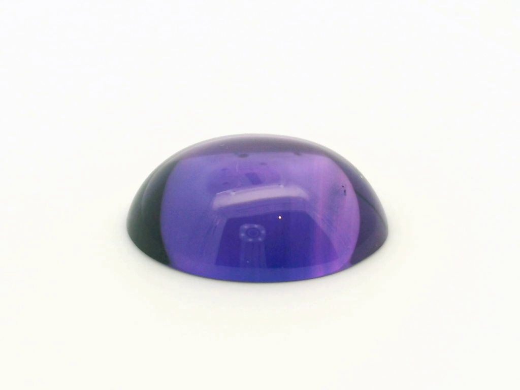 Synthetic Sapphire 24x18mm Oval Cabochon German Cut Purple