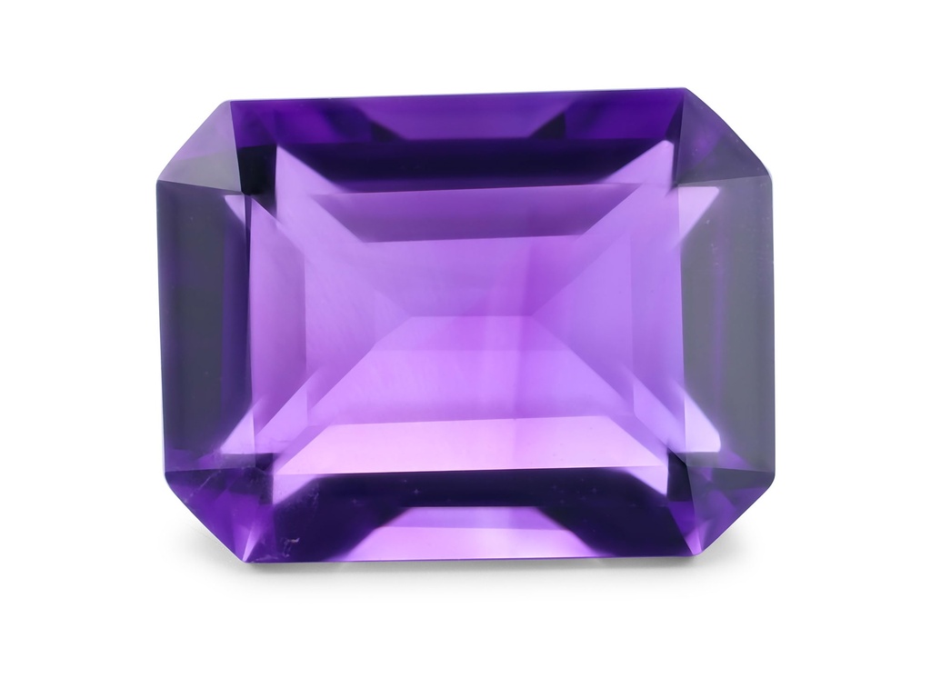 Amethyst 9.1x6.9mm Emerald Cut