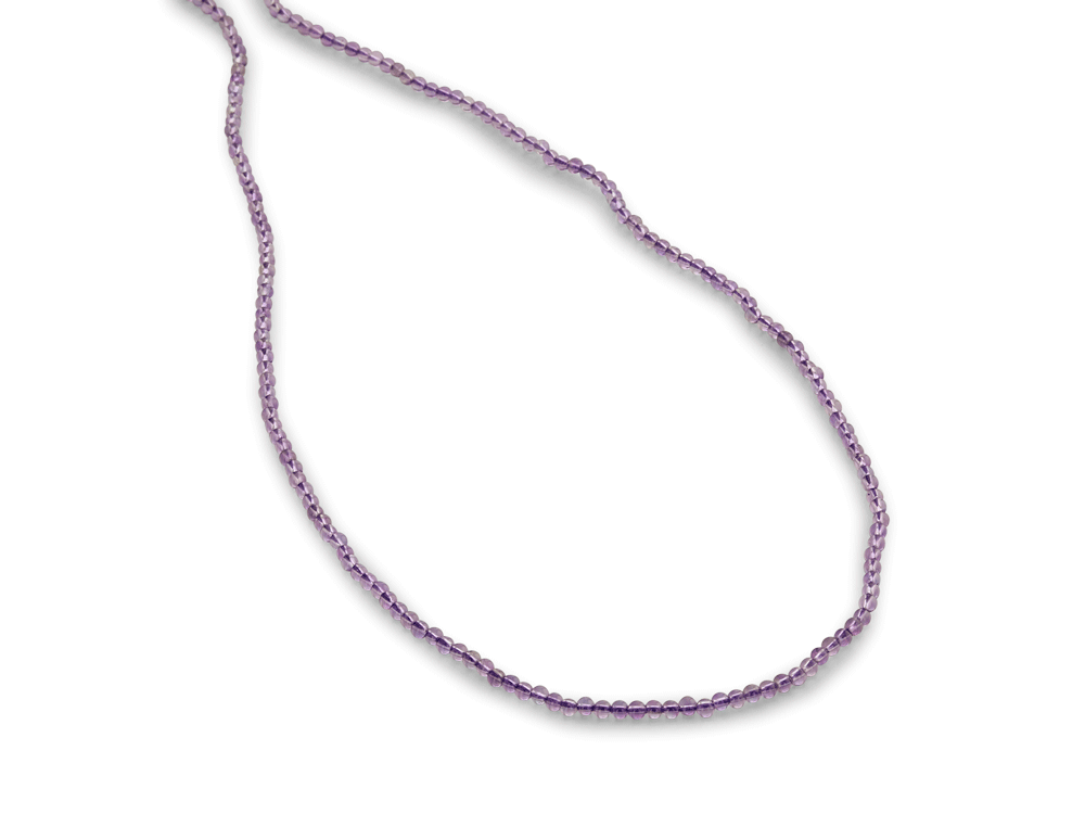 Amethyst 2.50mm Round Polished Light Strand