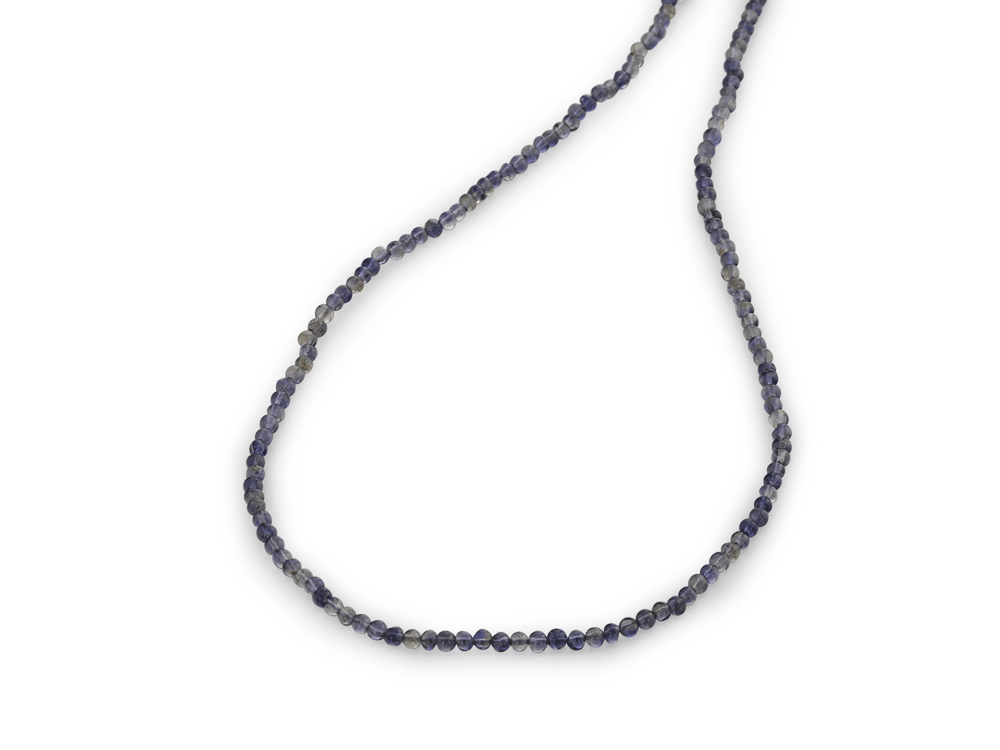 Iolite 3.00mm Round Strand Polished