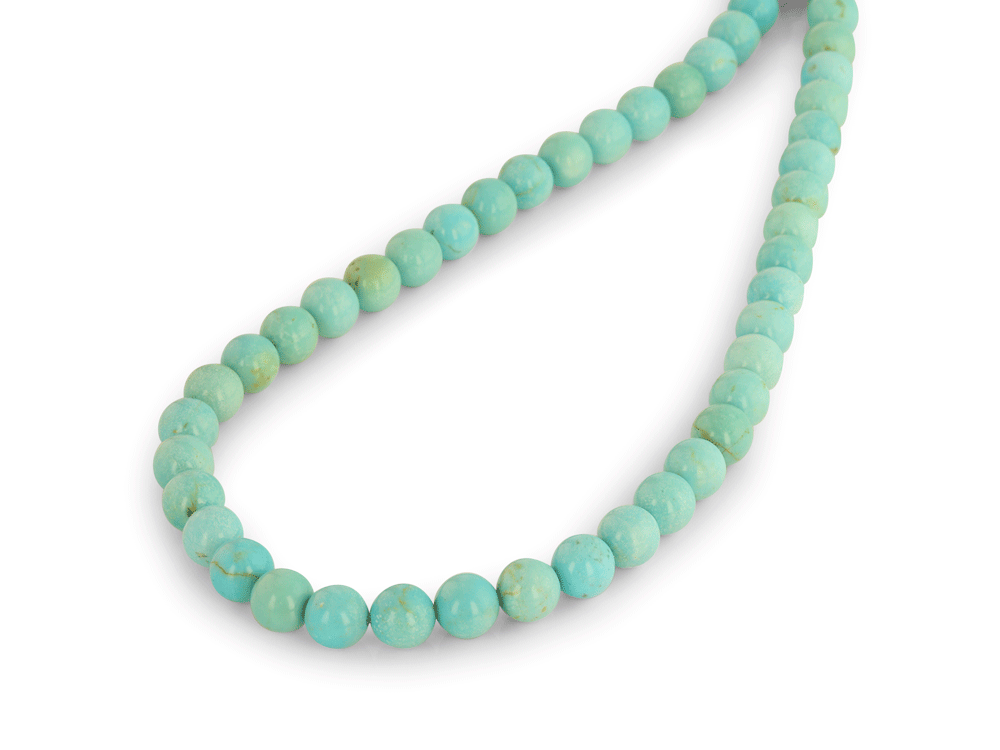 Turquoise Number Eight 8.00mm Round