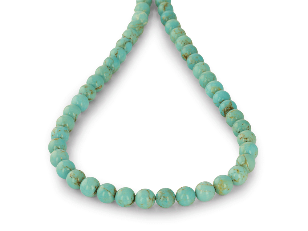 Turquoise Number Eight 8.00mm Round