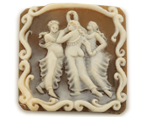 Cameo Three Graces 42x41mm