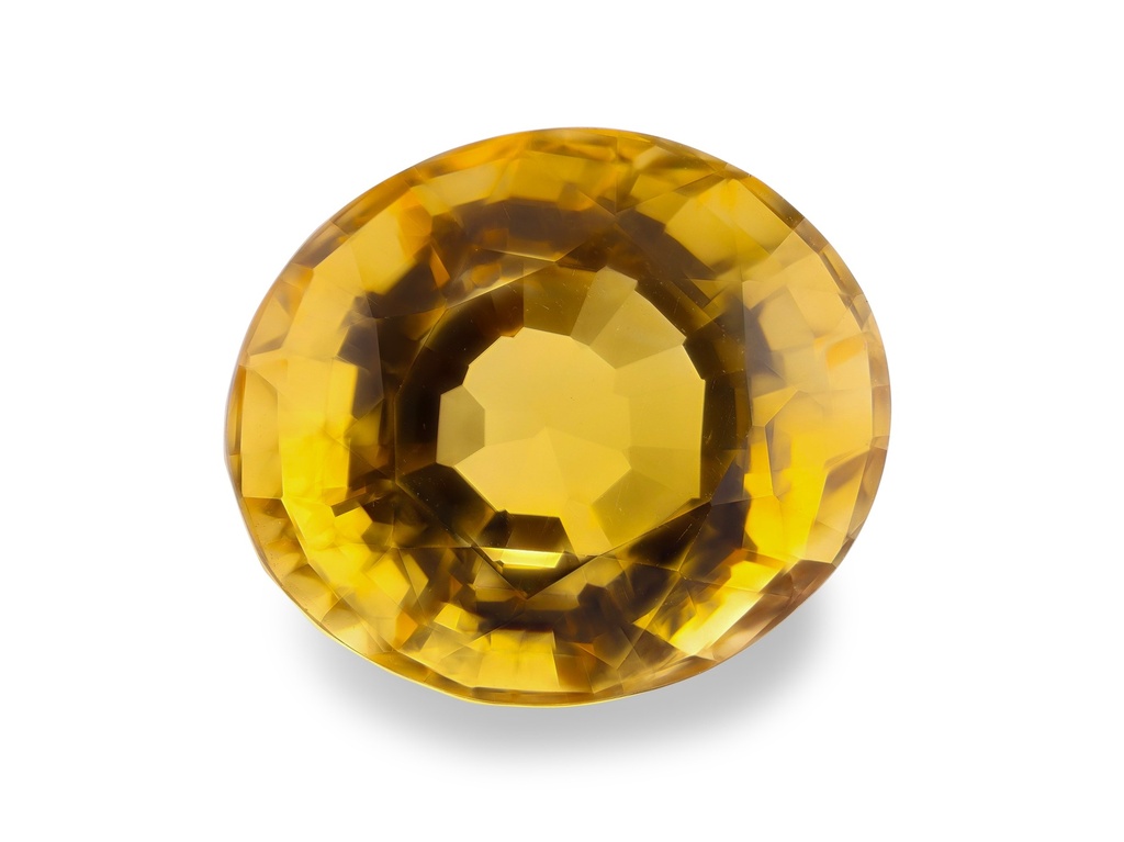 Citrine 11.7x10.65x9mm Oval Deep Cut  Yellow/Orange