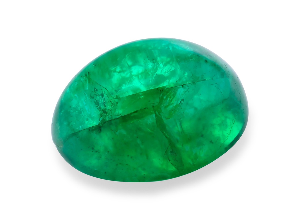 Emerald 6.2x5mm Oval Cabochon 