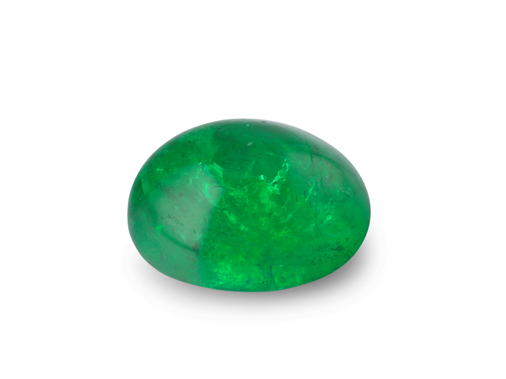Emerald 6.2x5mm Oval Cabochon 