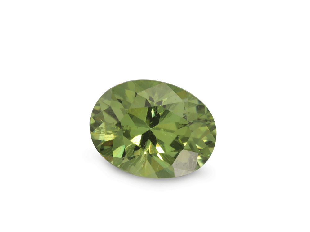 Demantoid Garnet 6.15x4.7mm Oval 