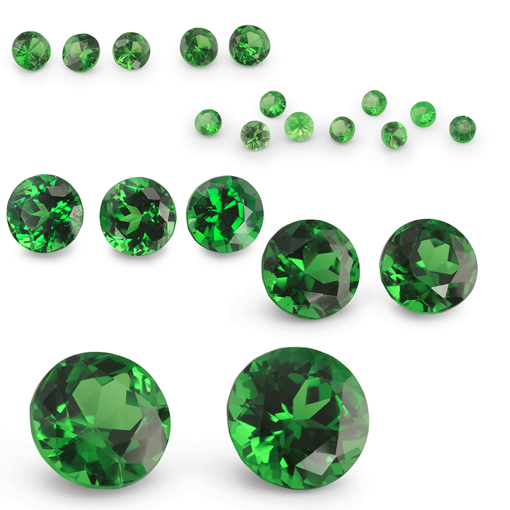 Tsavorite Garnet 3.75mm Round 